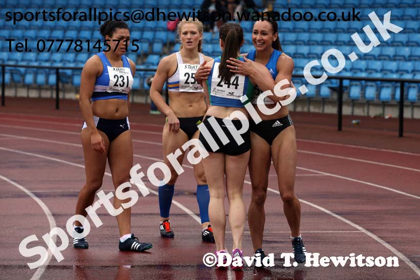 Senior womens 100 metres hurdles, Northern Championships, Sport City, Manchester. Photo: David T. Hewitson/Sports for All Pics